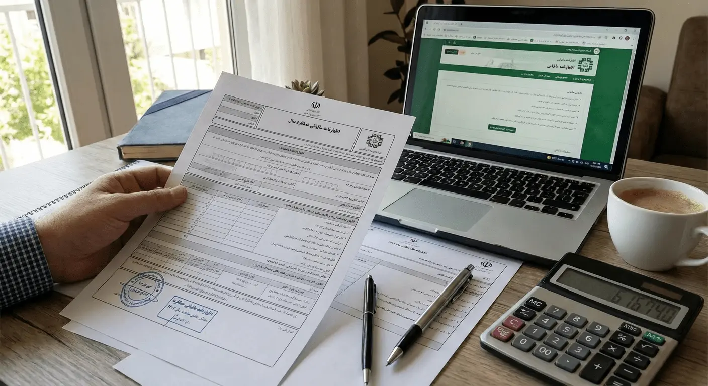 آموزش تهیه اظهارنامه مالیاتی